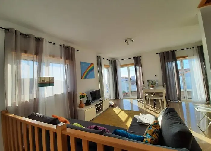 Sunflower Sea View With Magnificent Terrace In Serra Da Pescaria, - Portugal Ferienhaus Nazaré