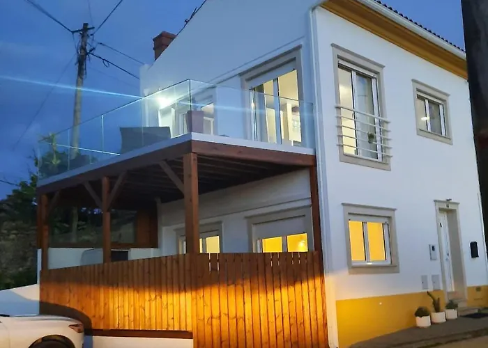 Ferienhaus Sunflower Sea View With Magnificent Terrace In Serra Da Pescaria, - Portugal *