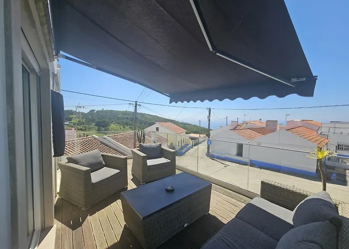 Sunflower Sea View With Magnificent Terrace In Serra Da Pescaria, - Portugal Ferienhaus
