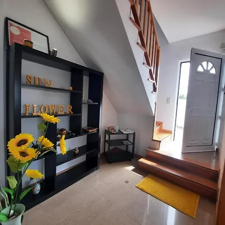 度假居 Sunflower Sea View With Magnificent Terrace In Serra Da Pescaria, - Portugal 纳扎雷