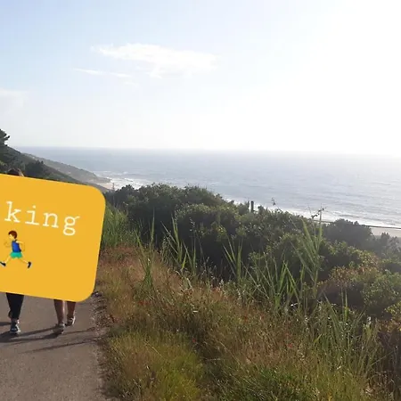 度假居 Sunflower Sea View With Magnificent Terrace In Serra Da Pescaria, - Portugal 纳扎雷