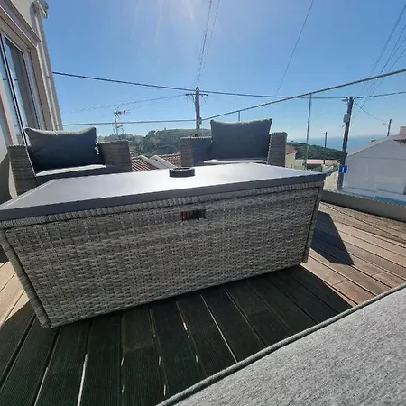 Sunflower Sea View With Magnificent Terrace In Serra Da Pescaria, - Portugal * 纳扎雷